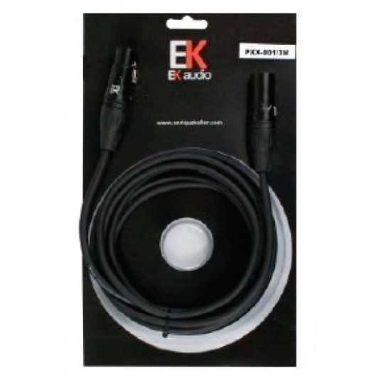 XLR/XLR cable male/female 3m EK XLR/XLR cable male/female 3m EK