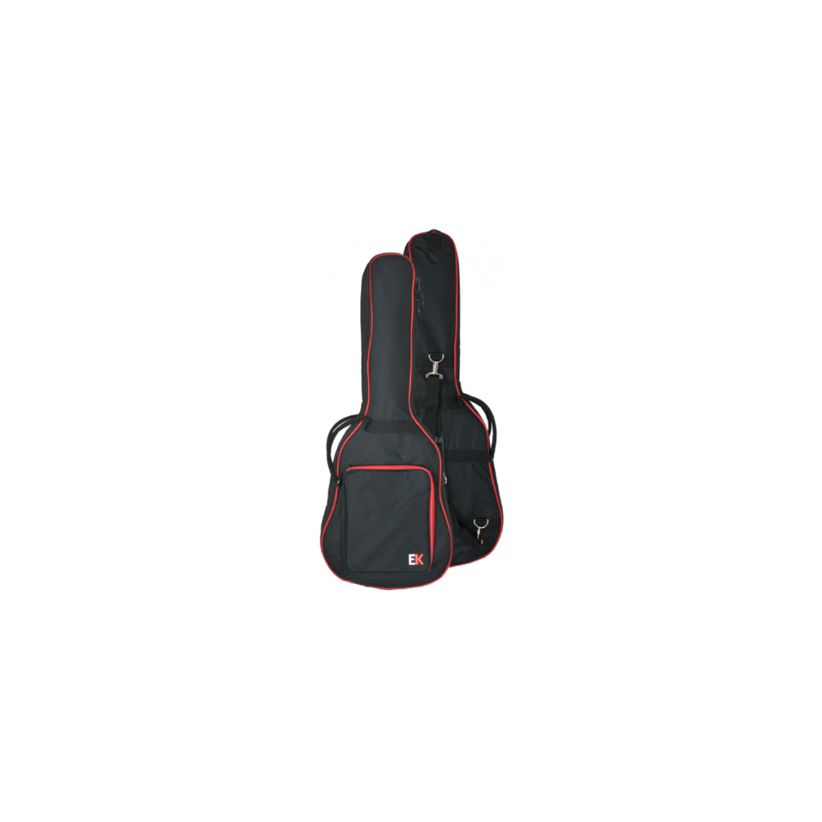 Funda guitarra acústica 15mm roja ek