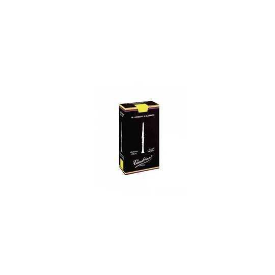 Black master clarinet reed size 4, German model by Vandoren.