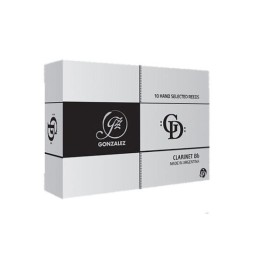Caña clarinete gonzalez gd filed cut 3 1/4 - caja 10 unidades