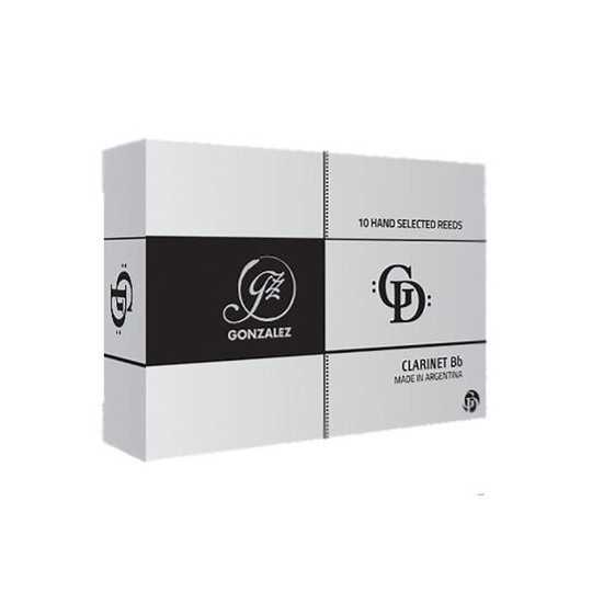 Clarinet reed Gonzalez GD Filed Cut 3 1/4 - Box of 10 units
