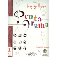 Pentagrama lenguaje musical Grado Medio 1 + cd - Custodio de Alba, Josep