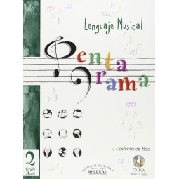 Pentagram Musical Language Middle Grade 2 + CD - Custodio de Alba, Josep