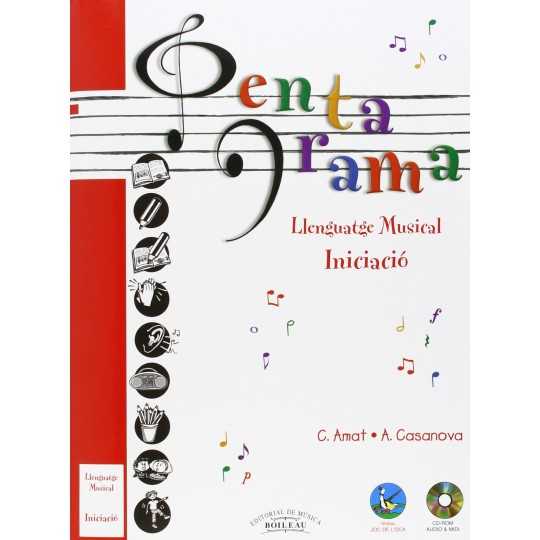 PENTAGRAMA LLENGUATGE MUSICAL INICIACIÓ + CD (valencià) - AMAT/CASANOVA