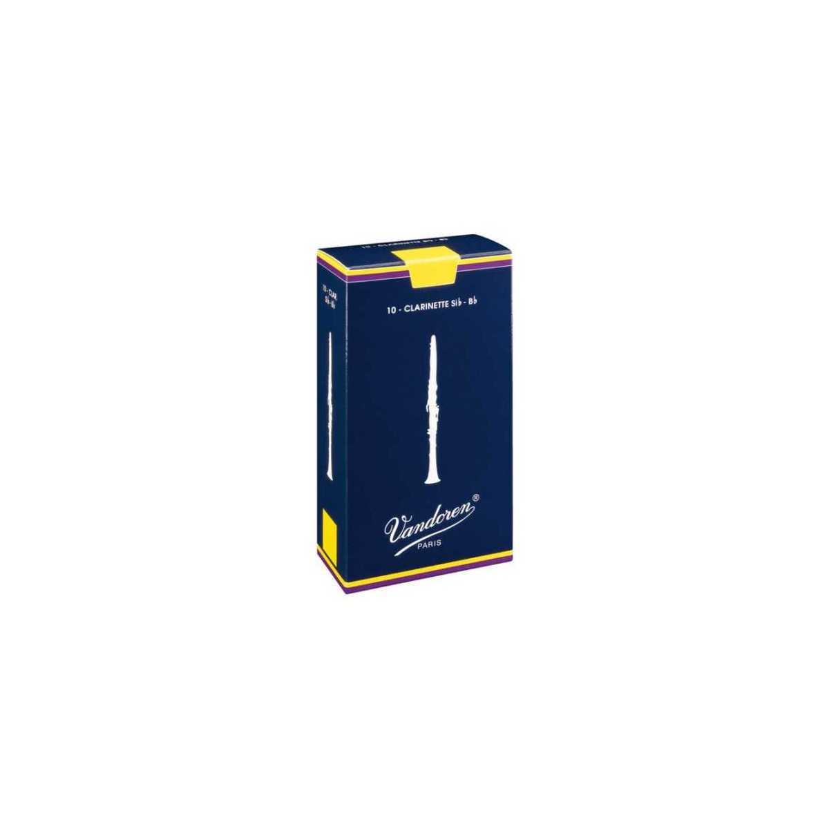 Caja cañas clarinete 2 tradicional vandoren (10 unidades)