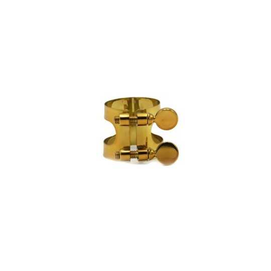 Tenor saxophone ligature Bonade dark gold plated