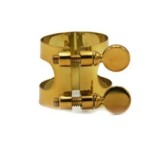 Tenor saxophone ligature Bonade dark gold plated