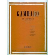 21 Caprichos para clarinete - Gambaro (Ricordi)