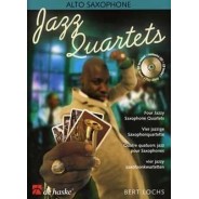 JAZZ QUARTETS, CUARTETO SAXO ALTO + CD - BERT LOCHS