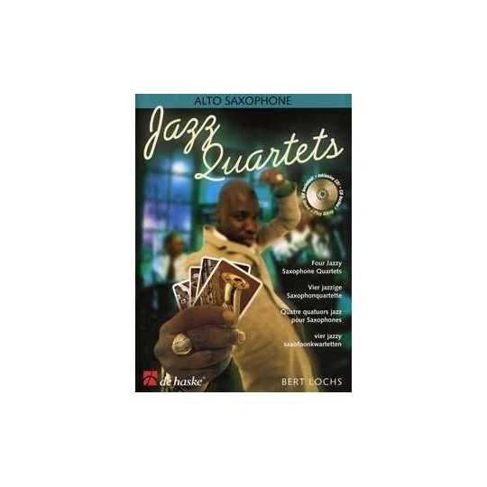 JAZZ QUARTETS, CUARTETO SAXO ALTO + CD - BERT LOCHS