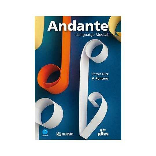 ANDANTE LLENGUATGE MUSICAL E. ELEMENTALS 1 + CD (VALENCIÀ) - RONCERO, VICENTE