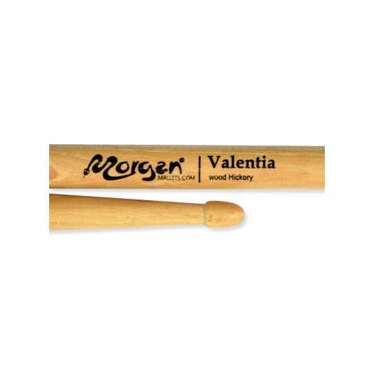 Baquetas Caja Valentia 5A Hickory Morgan Mallets