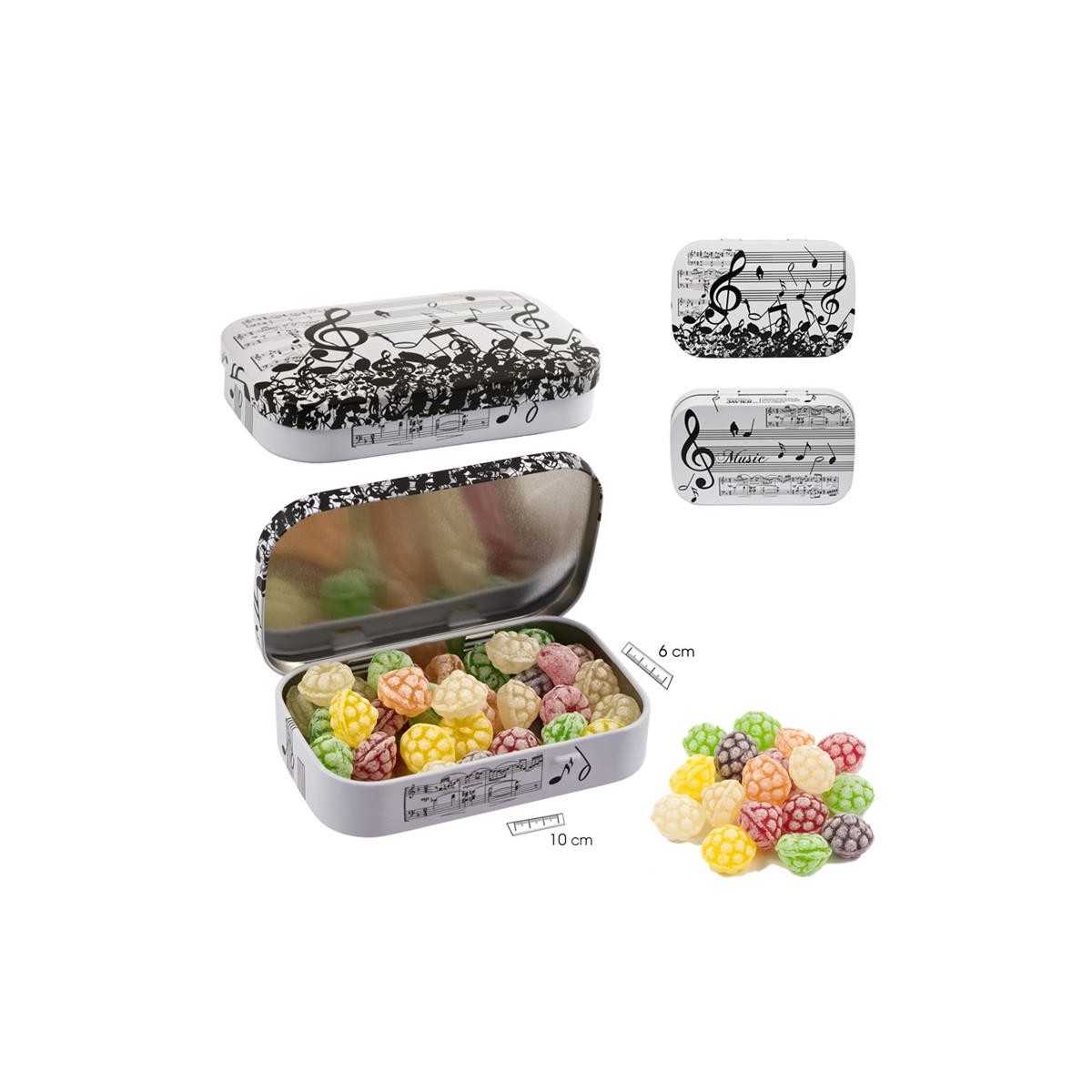 Blackberries in a musical box design