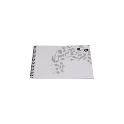 Libreta música A5 6 pentagramas TCM