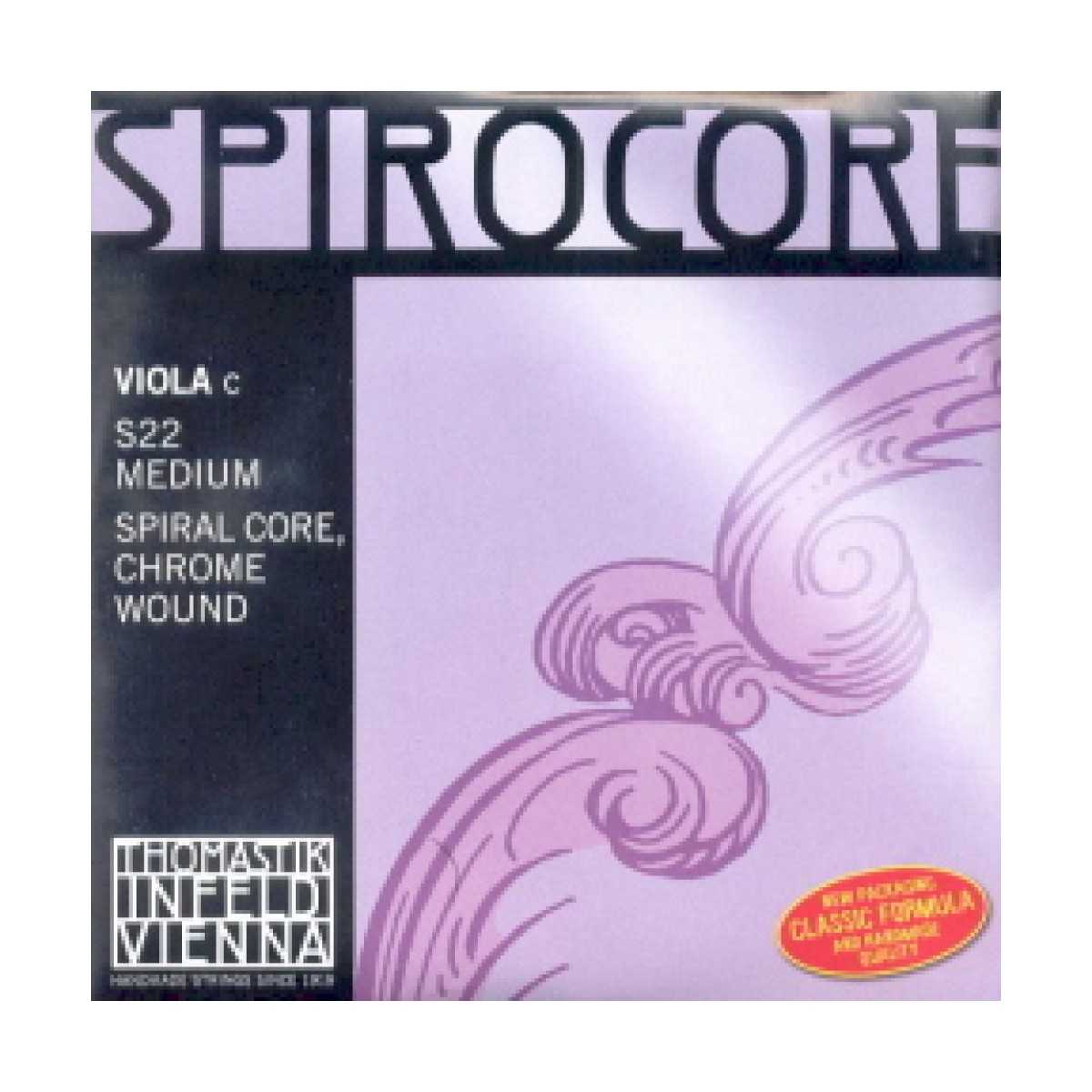 Viola String 4th D Thomastik Spirocore S-22