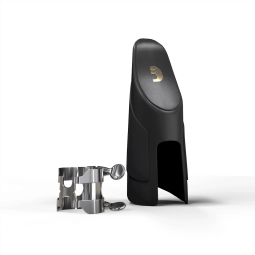 D'Addario Hcl1S silver-plated clarinet ligature and mouthpiece cap