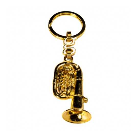 Llavero Tuba Dorado G' Musical 18K