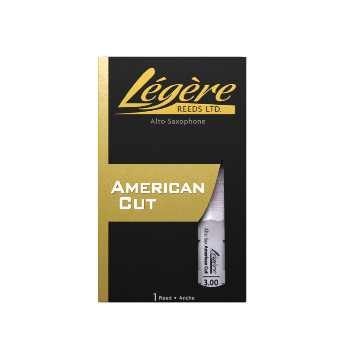 Alto saxophone reed 3 Legere American Cut