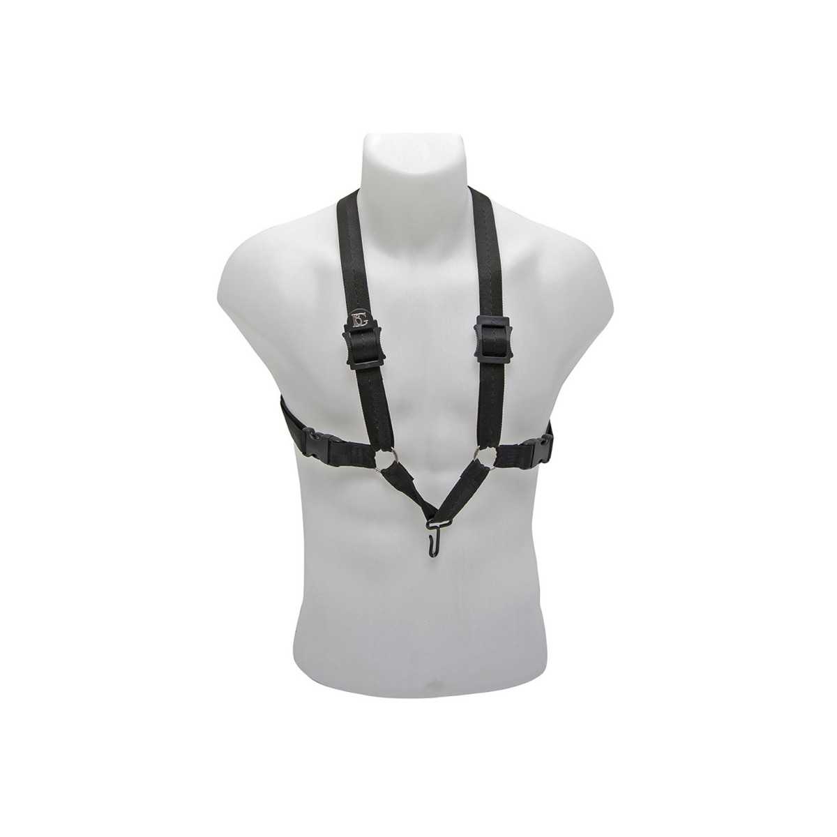 Saxo BG S40M harness with metal clasp, size L for men.
