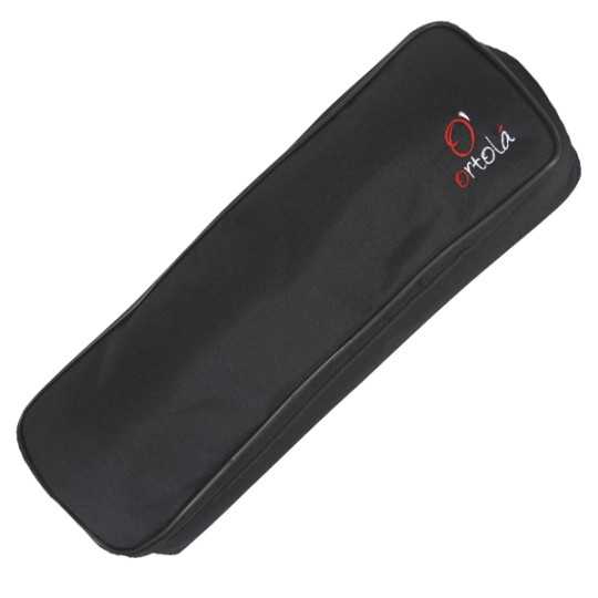 Ortolà large transverse flute case cover with pocket.