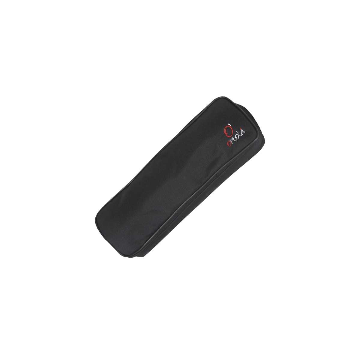 Ortolà large transverse flute case cover with pocket.