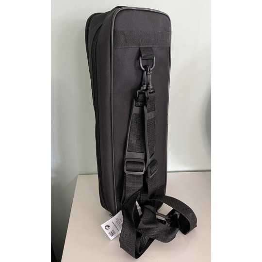 Ortolà large transverse flute case cover with pocket.