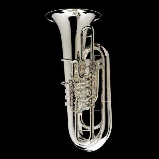 Tuba en Fa Wessex Linz lacada 6 cilindros PLATEADA