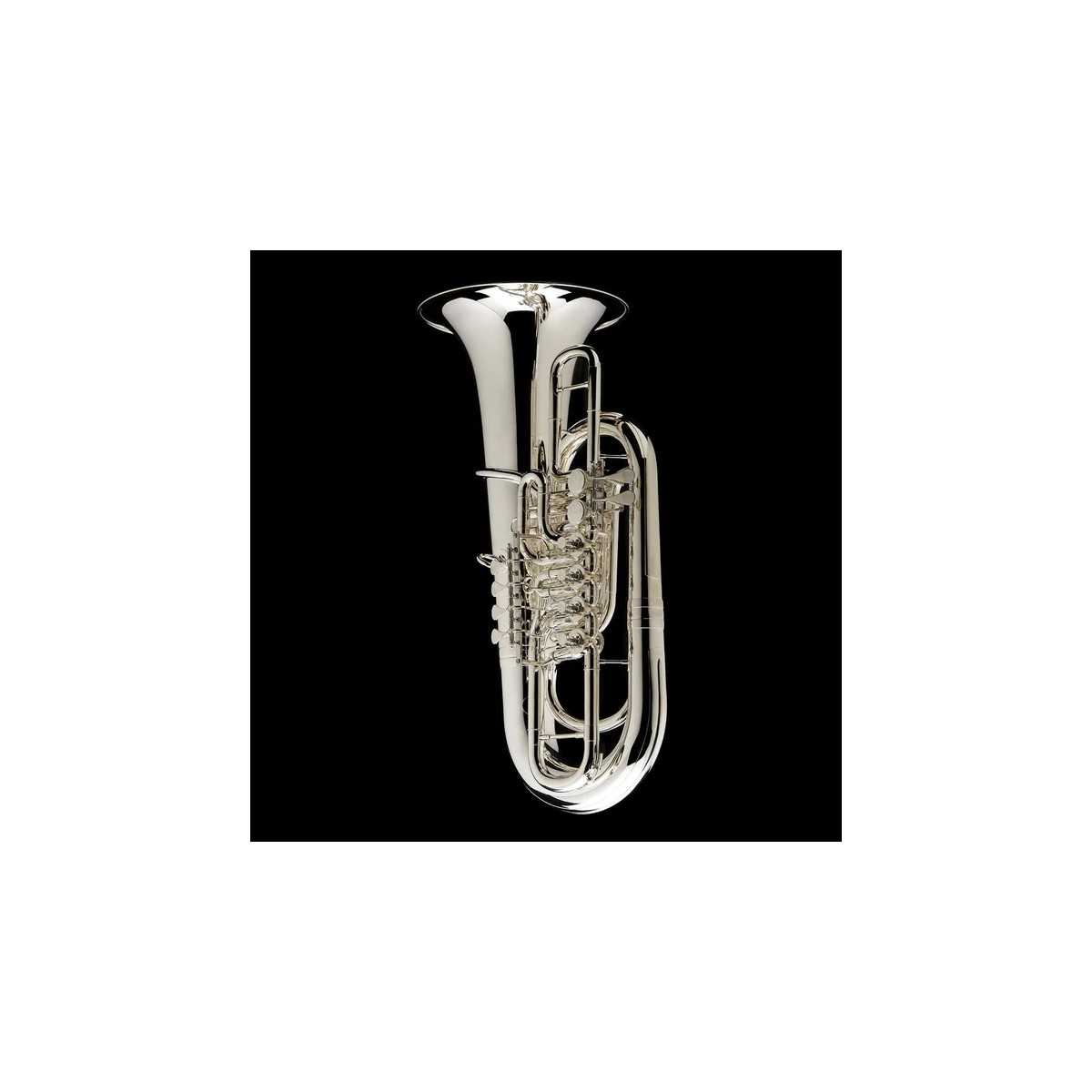 Tuba en Fa Wessex Linz lacada 6 cilindros PLATEADA