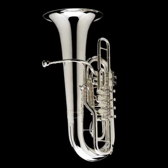 Tuba en Fa Wessex Linz lacada 6 cilindros PLATEADA