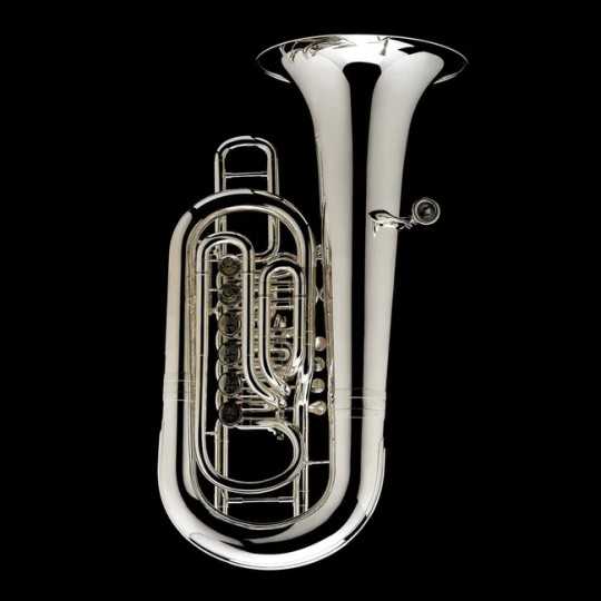 Tuba en Fa Wessex Linz lacada 6 cilindros PLATEADA