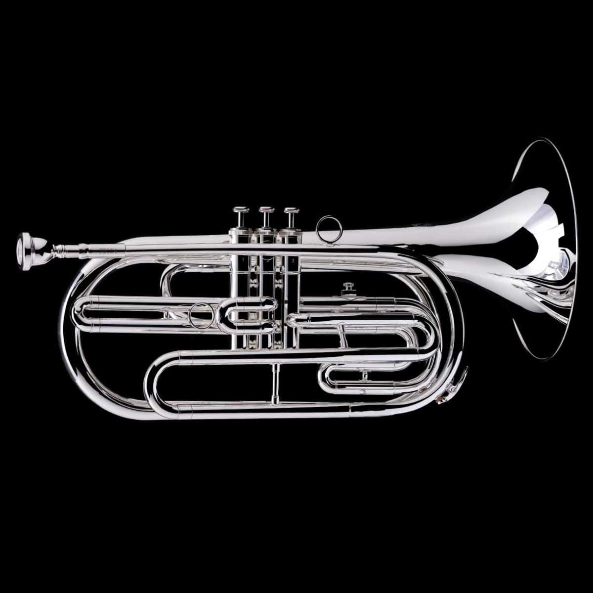 Marching Euphonium Wessex FB124 Silver