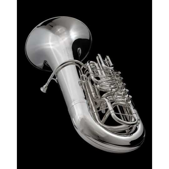 Tuba en Do Wessex Anton plateada 5 cilindros TC491s