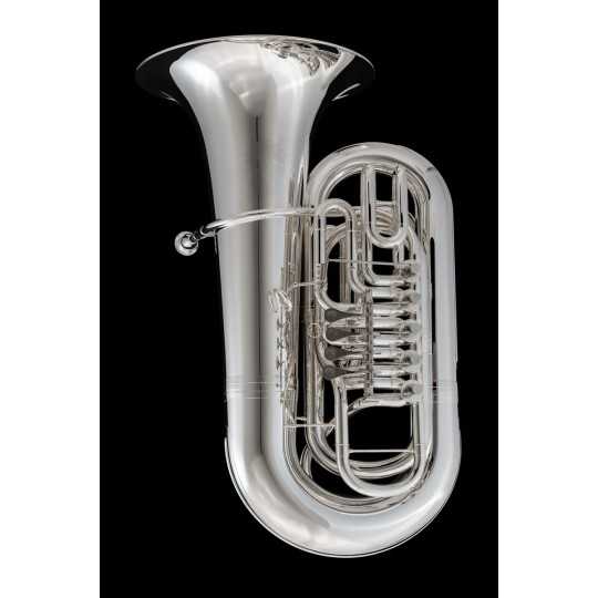 Tuba en Do Wessex Anton plateada 5 cilindros TC491s