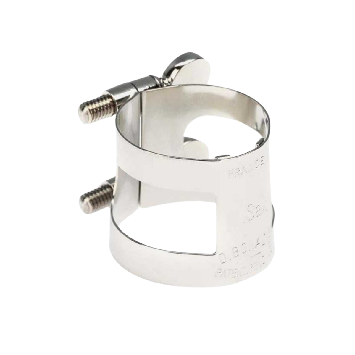 Alto saxophone clamp Bonade inverted silver