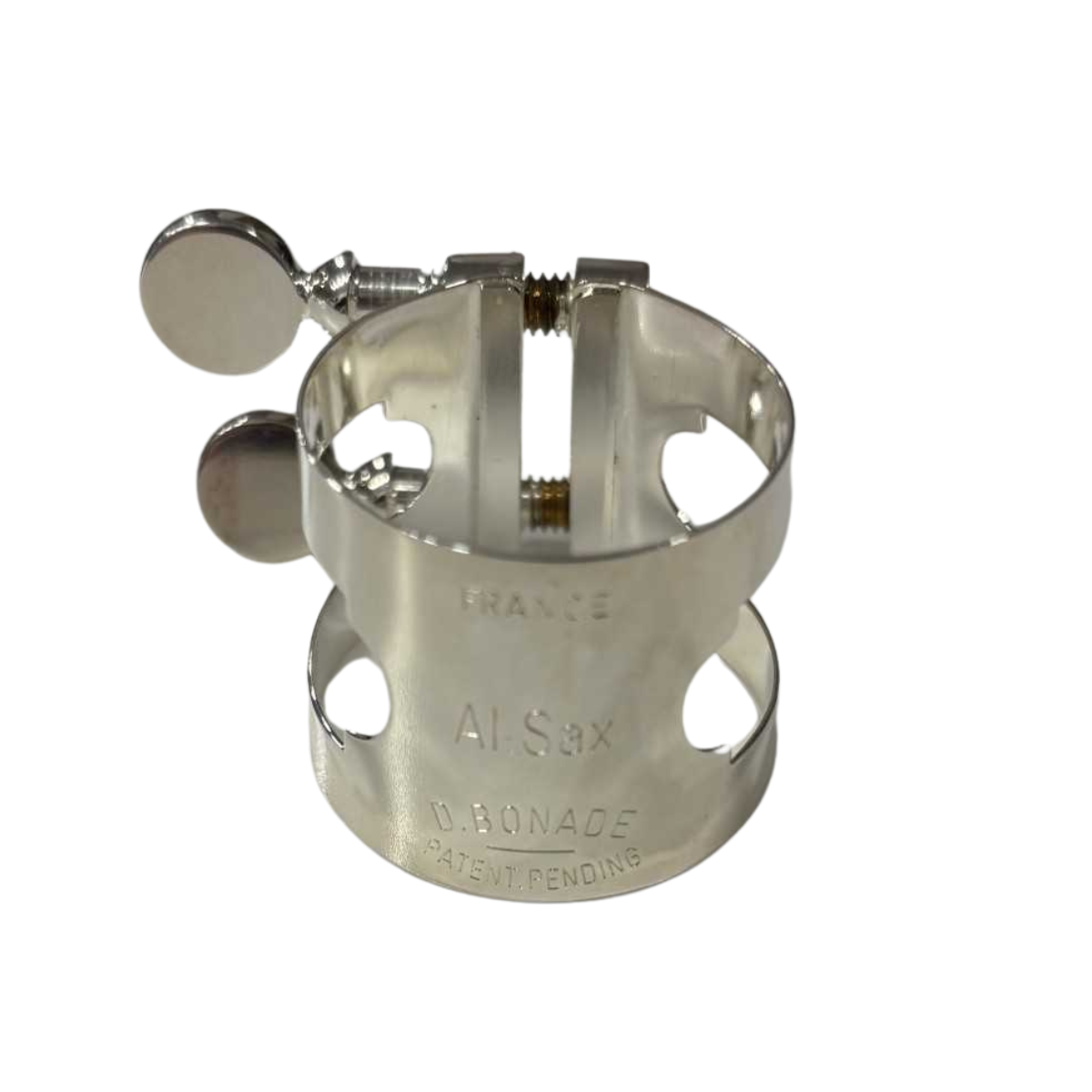 Alto saxophone clamp Bonade silver