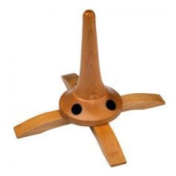 Soporte clarinete madera nogal