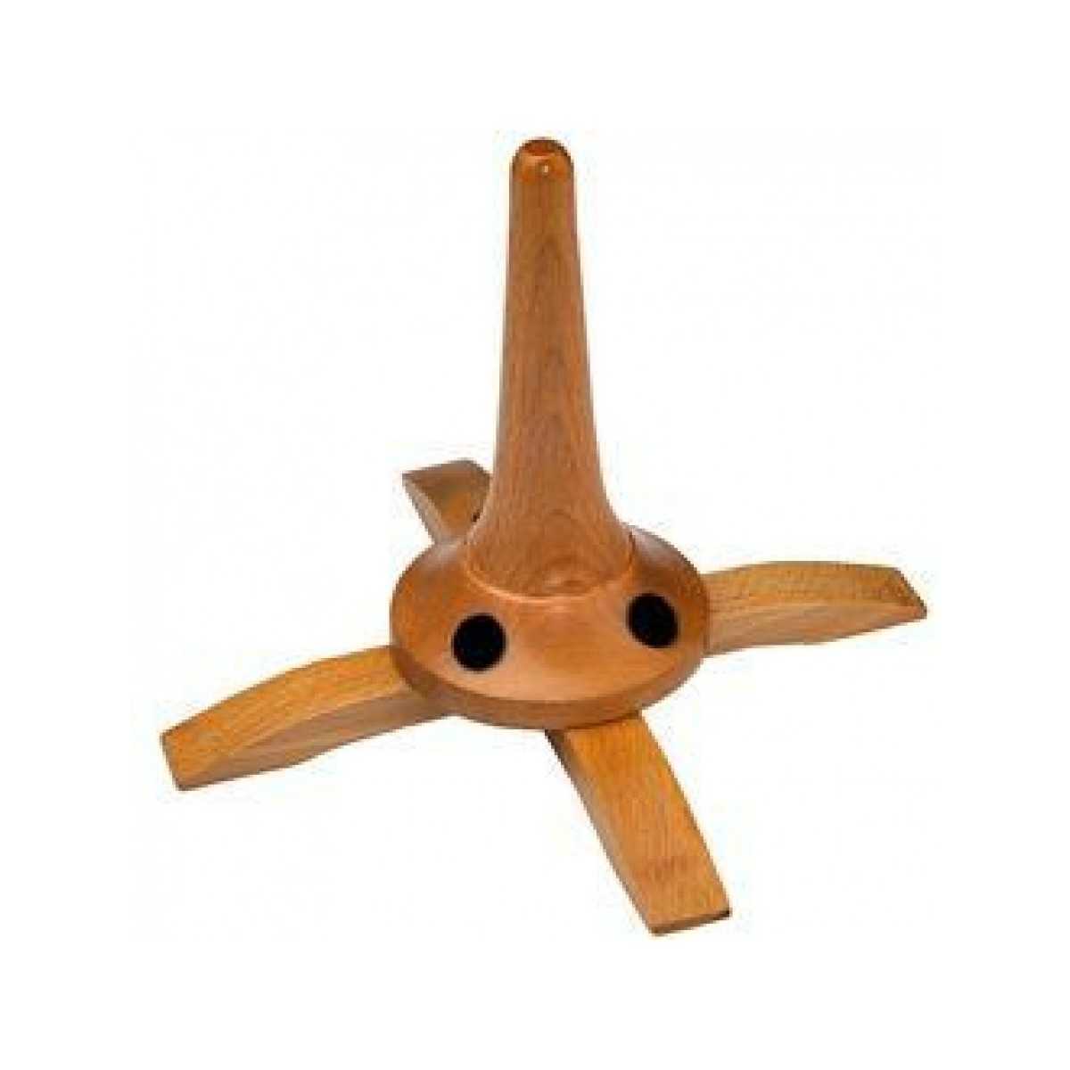 Soporte clarinete madera nogal