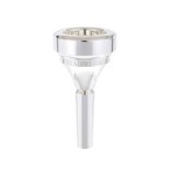 Tuba mouthpiece Denis Wick 1L silver-plated
