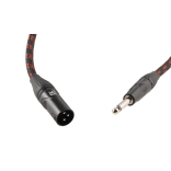 Cable jack/xlr macho 9m trenzado tela EK
