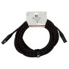 XLR/XLR male/female cable 9m braided fabric EK XLR/XLR male/female cable 9m braided fabric EK