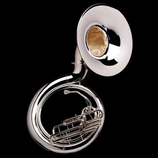 Sousaphone in Bb Wessex SP23S Silver-plated
