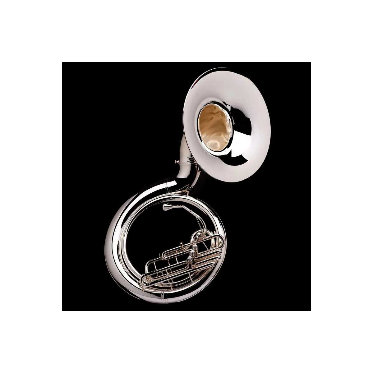 Sousaphone in Bb Wessex SP23S Silver-plated