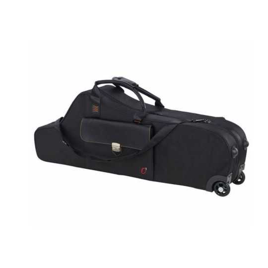 Estuche saxo barítono compacto con ruedas Ortolá