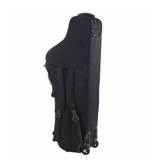 Estuche saxo barítono compacto con ruedas Ortolá