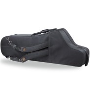 Estuche saxo barítono compacto con ruedas Ortolá