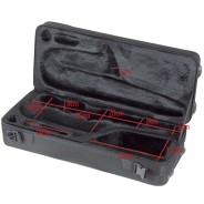 Estuche saxo alto negro Ortolá