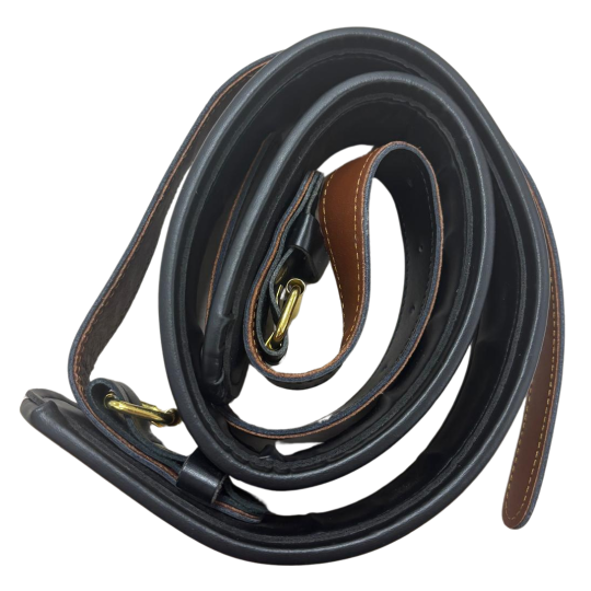 Adjustable leather tuba strap Wessex