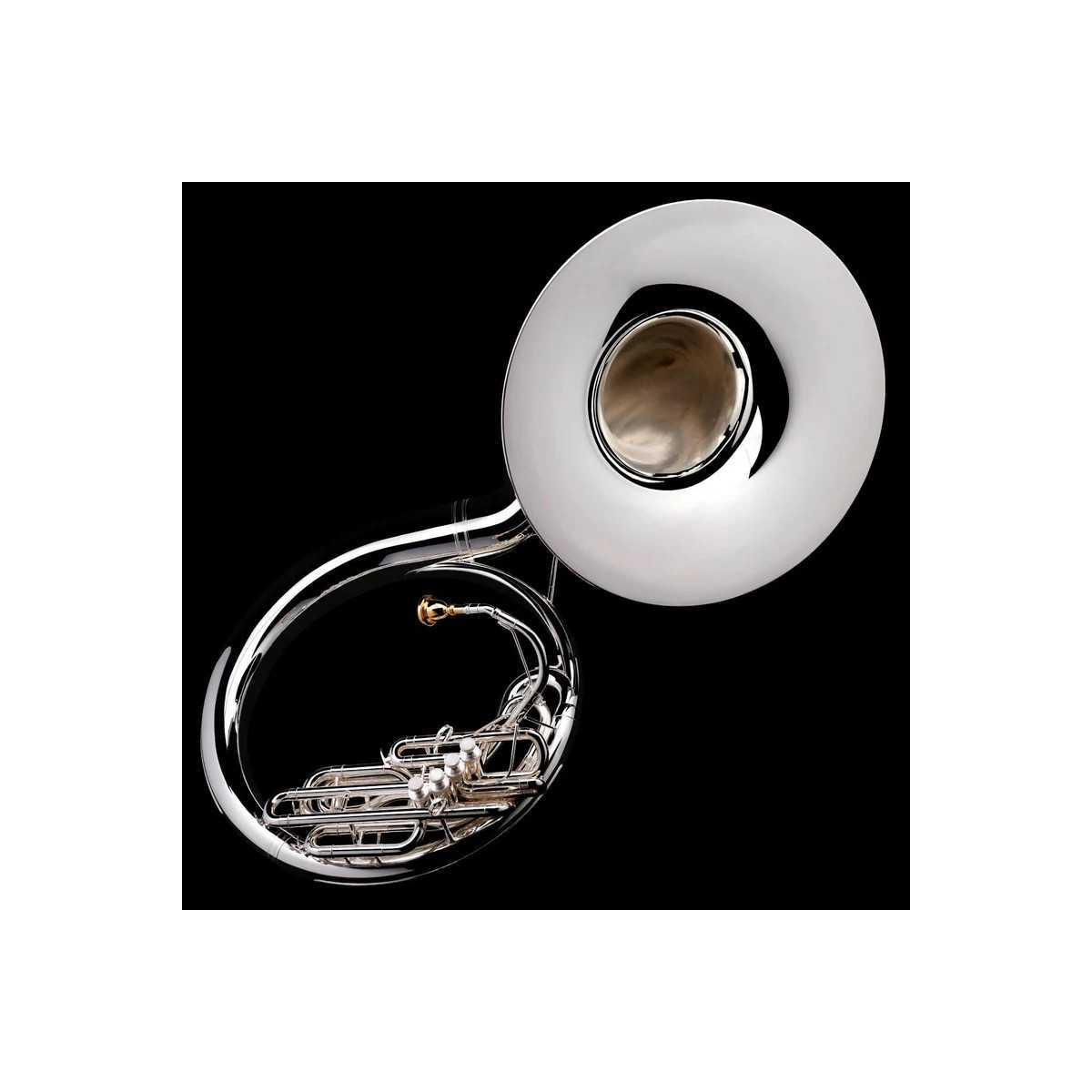 Sousaphone in Eb Wessex SP28s silver-plated