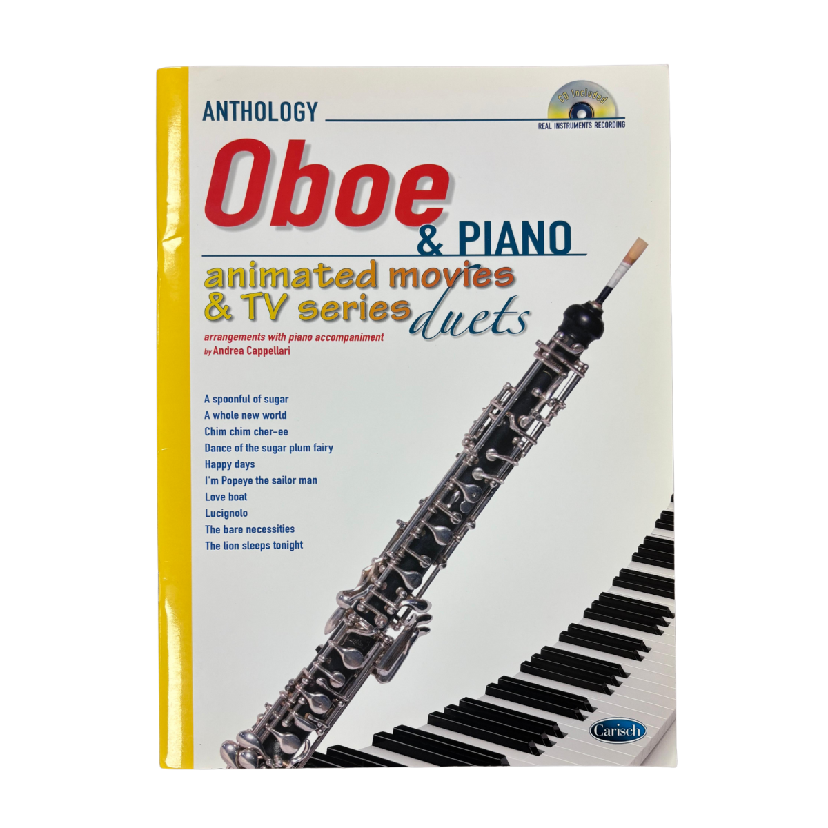 Anthology Oboe animated movies & Tv Series + Cd - Cappellari, Andrea Anthology Oboe animated movies & Tv Series + Cd - Cappellari, Andrea