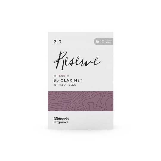 Caña Clarinete D'Addario Reserve Classic 2 Organic